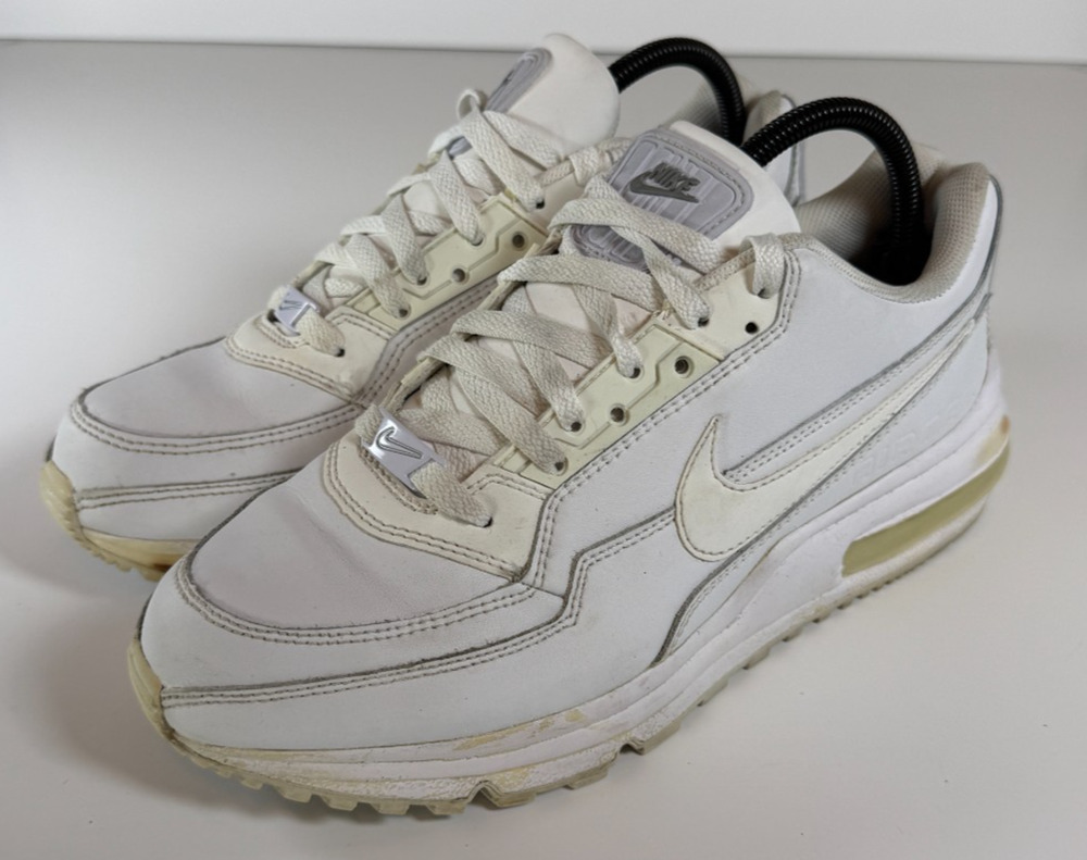 Nike Air Max LTD White Men's Size 8.5 Leather Sneakers 316376-111 2012